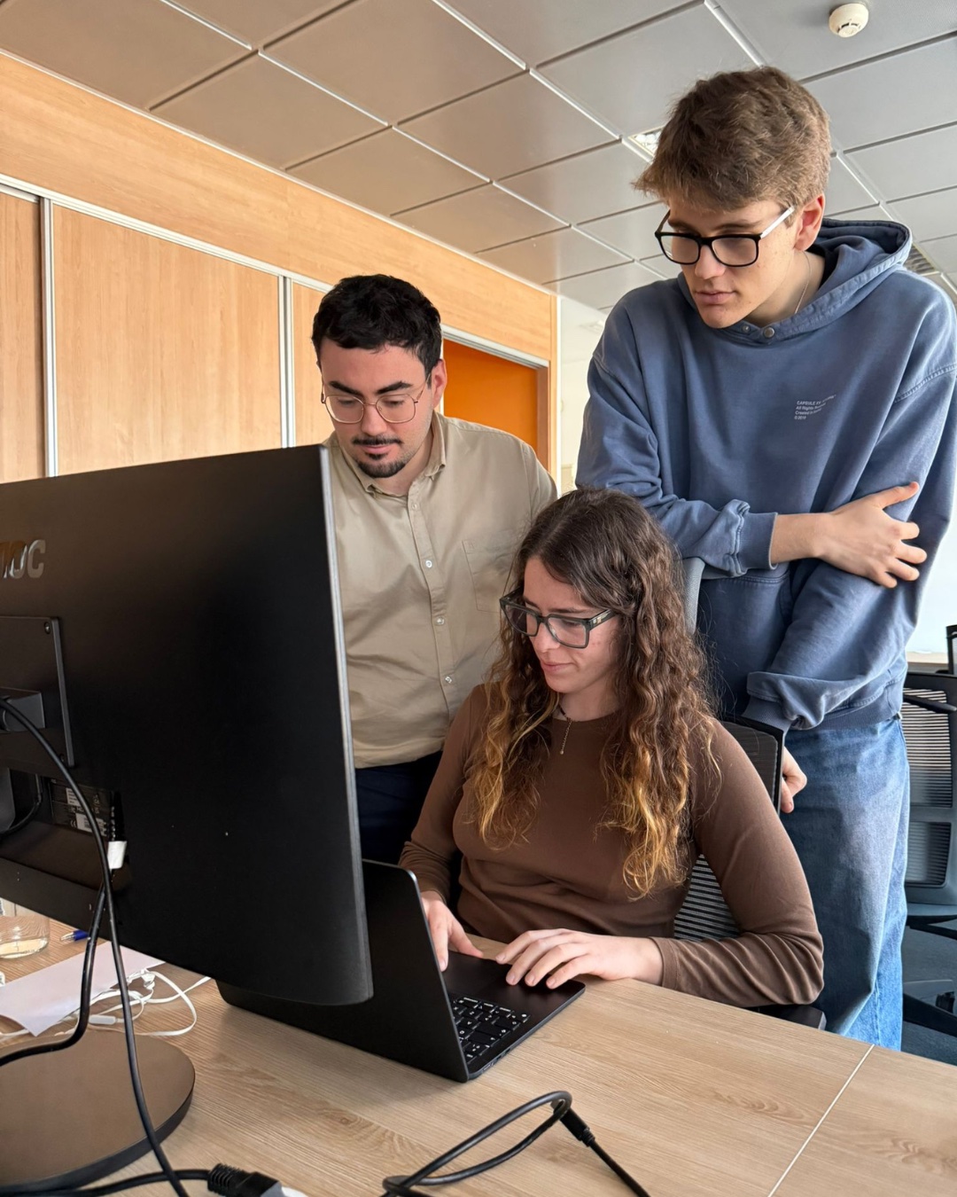 Equipo en una sesión de formación